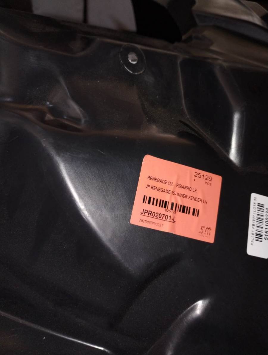 Parabarro interno esquerdo para Jeep Renegade 2015 em diante