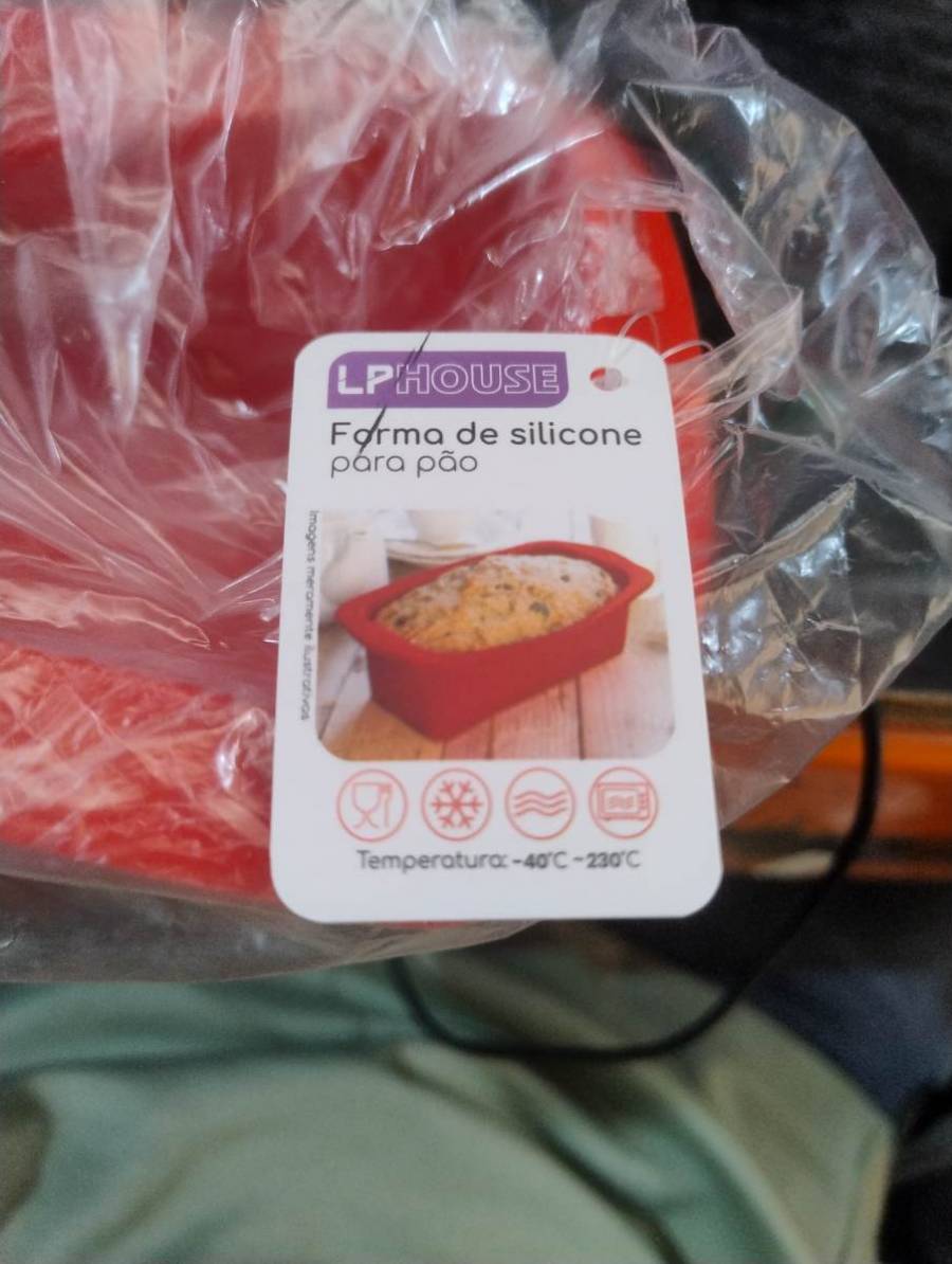 Forma de silicone para pão