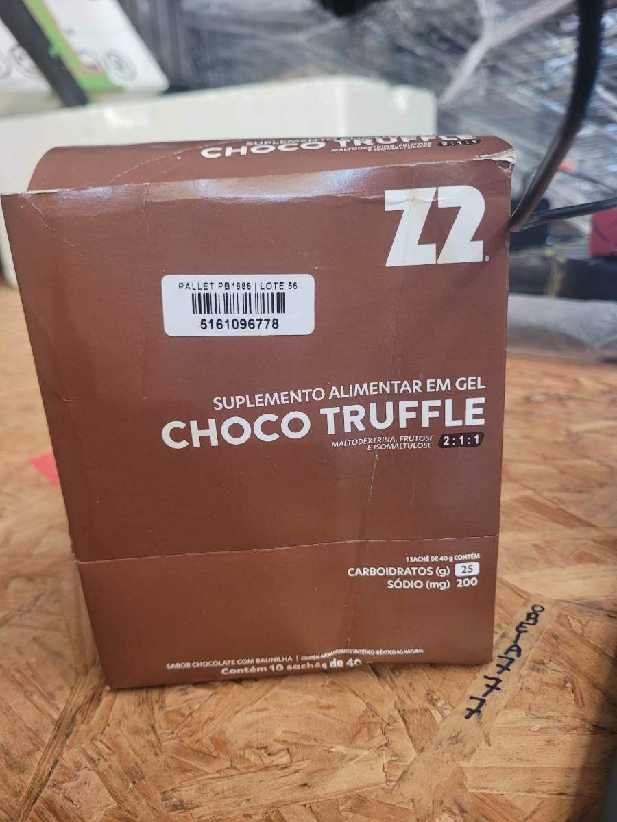 Suplemento alimentar em gel sabor Choco Truffle
