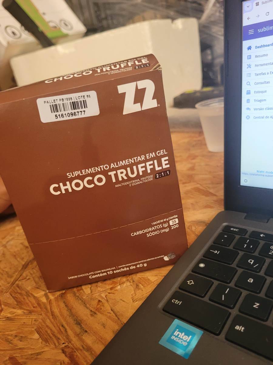 Suplemento alimentar em gel Choco Truffle