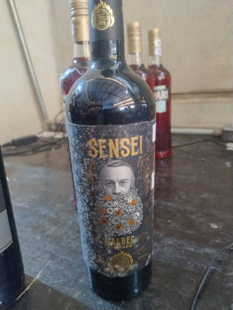 Vinho Malbec Ahumado Sensei