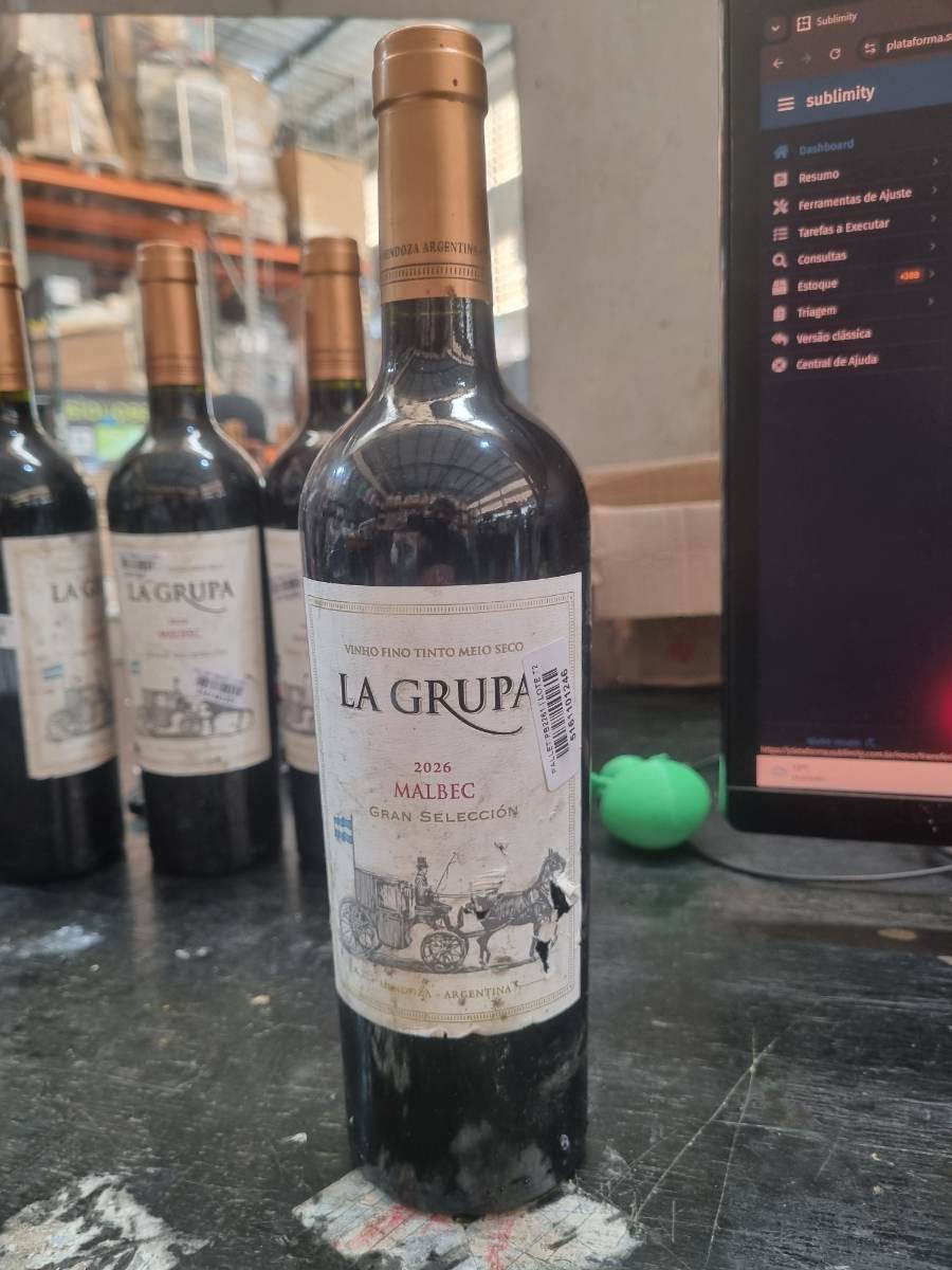 Vinho fino tinto meio seco La Grupa Malbec Gran Selección 2026