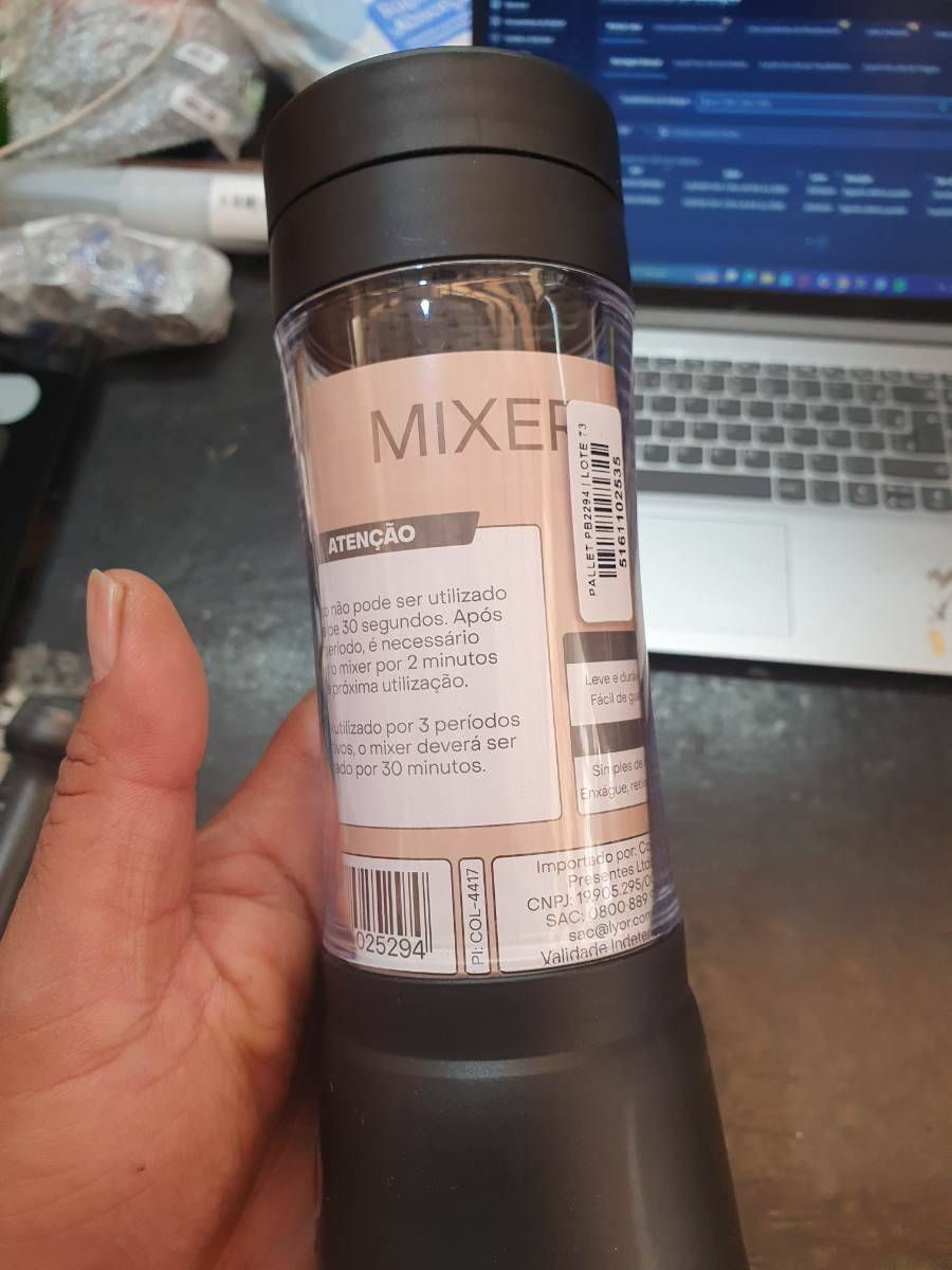 Mixer portátil para bebidas