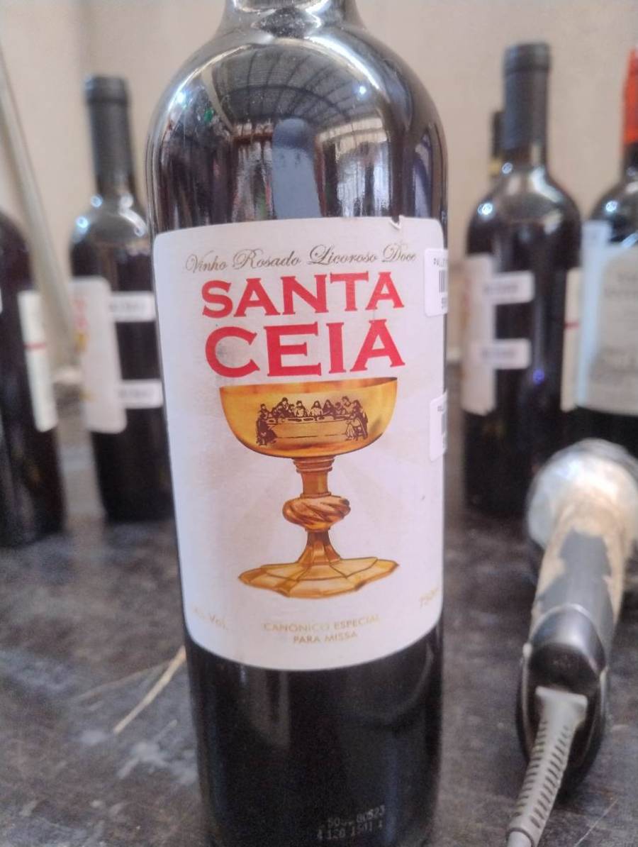 Vinho Rosado Licoroso Doce Santa Ceia