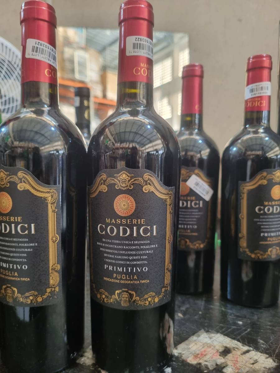 Vinho Tinto Masserie Codici Primitivo Puglia