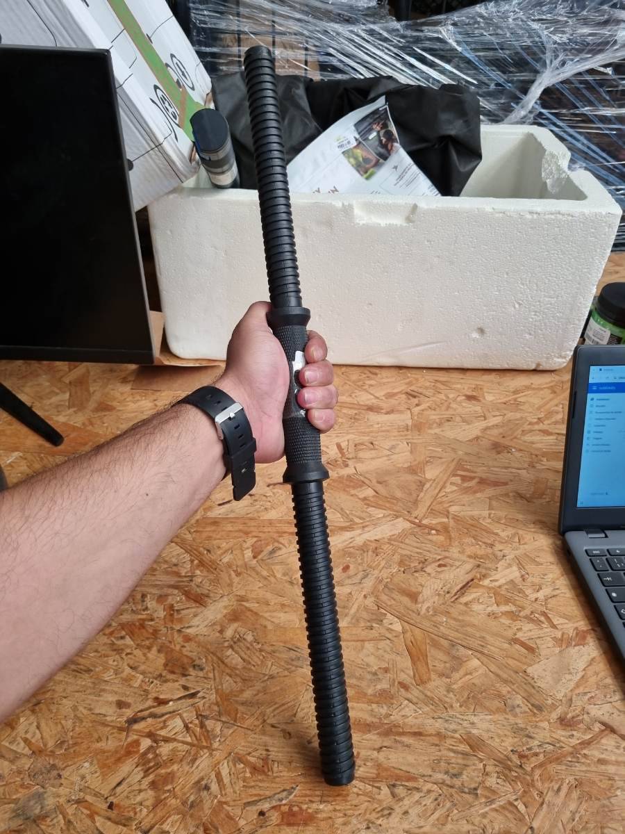 Halter barra para exercícios com pegada anatômica