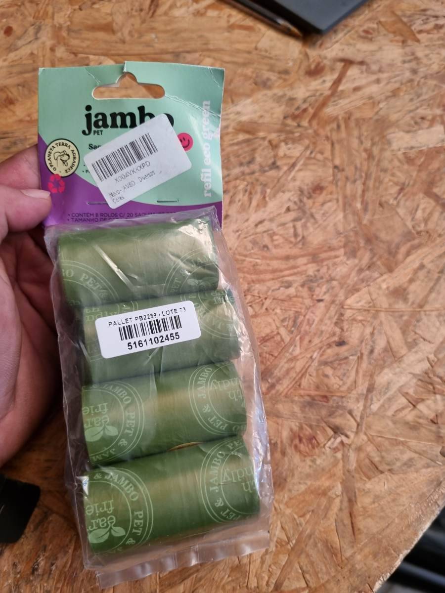 Refil de sacos para lixo ecológicos