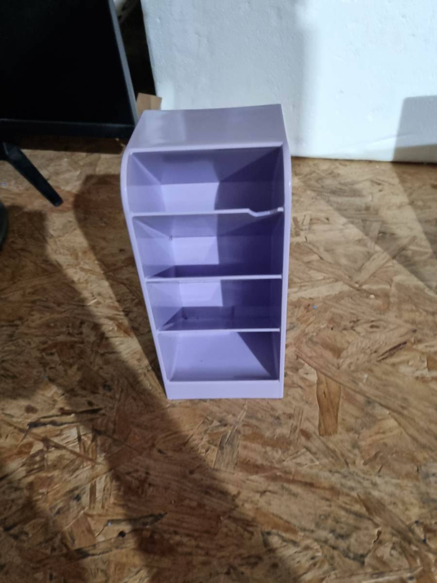Organizador de plástico com 4 compartimentos