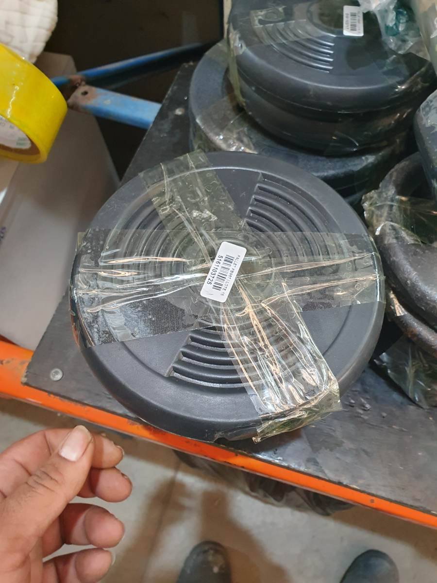 Kit 2 anilhas 10 kg de plástico