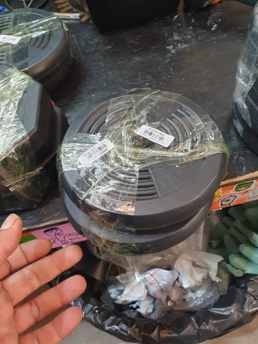 Kit 2 anilhas de plástico para academia