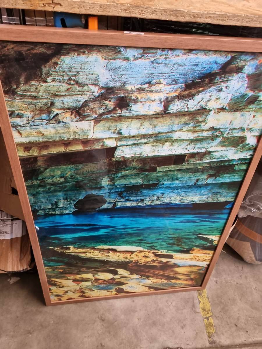 Quadro decorativo com imagem de paisagem natural