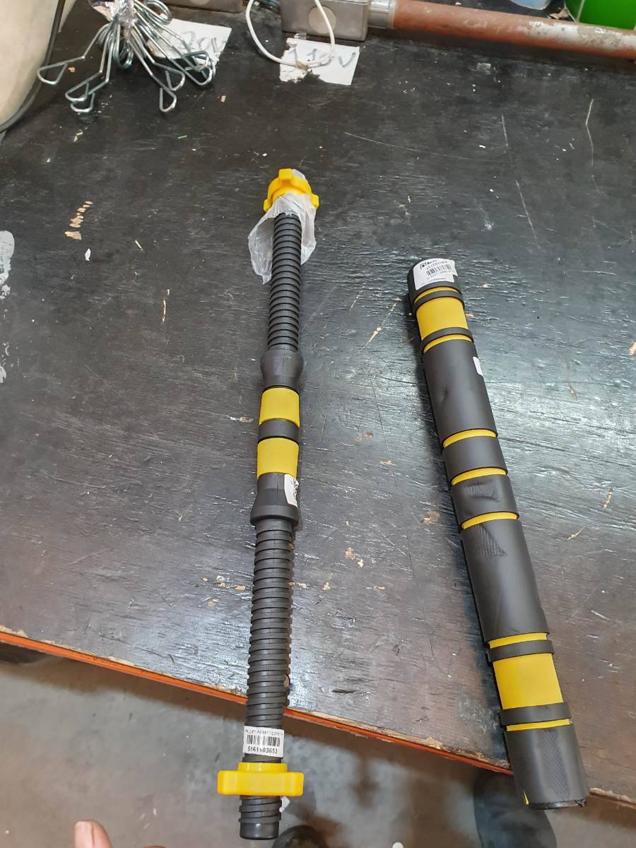 Barra de plástico para exercícios