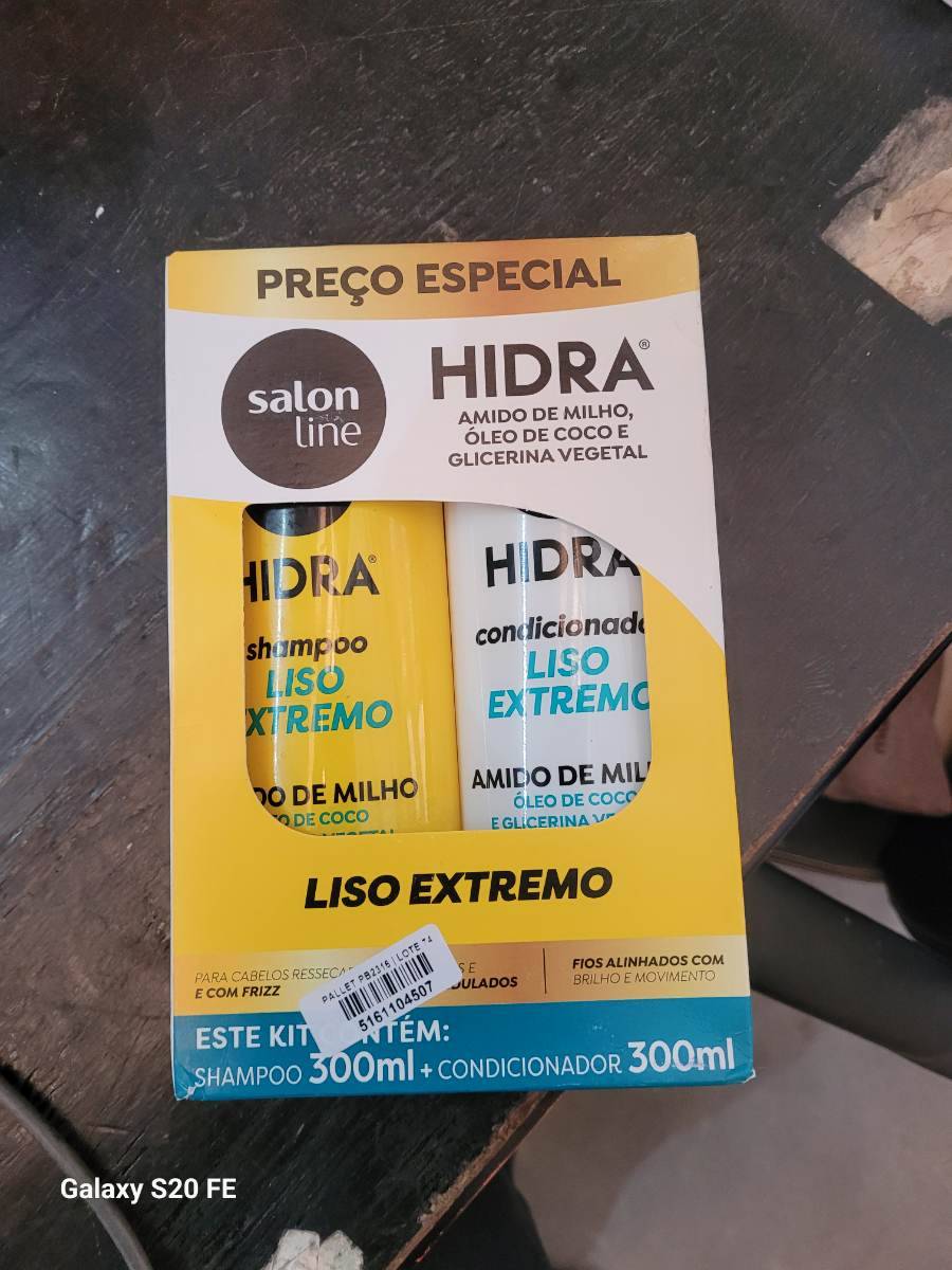 Kit shampoo e condicionador Hidra Liso Extremo