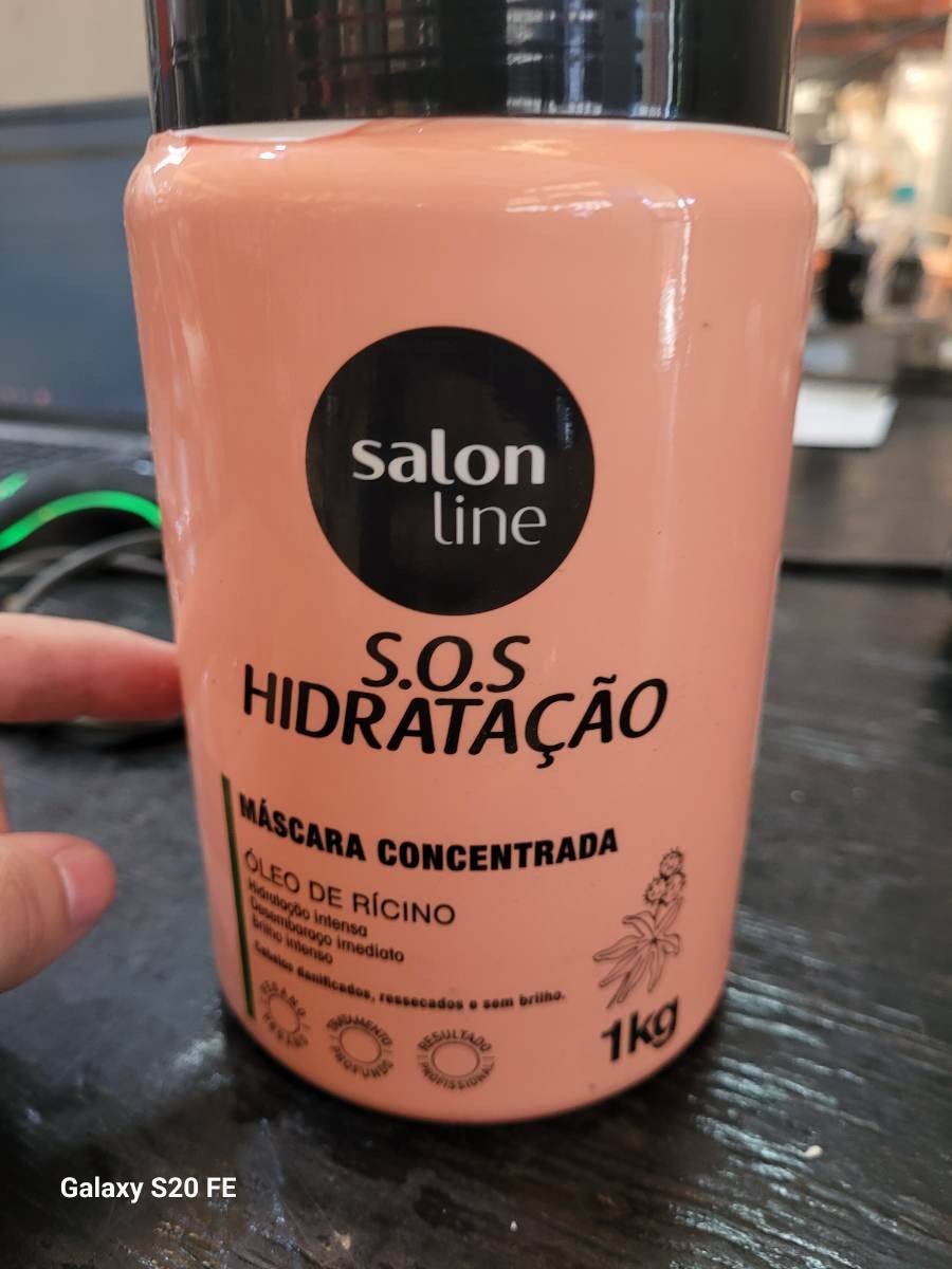 Máscara Concentrada S.O.S Hidratação com Óleo de Rícino