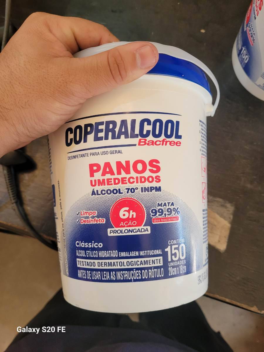 Panos Umedecidos com Álcool 70° INPM