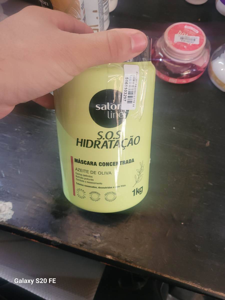 Máscara Concentrada S.O.S Hidratação com Azeite de Oliva