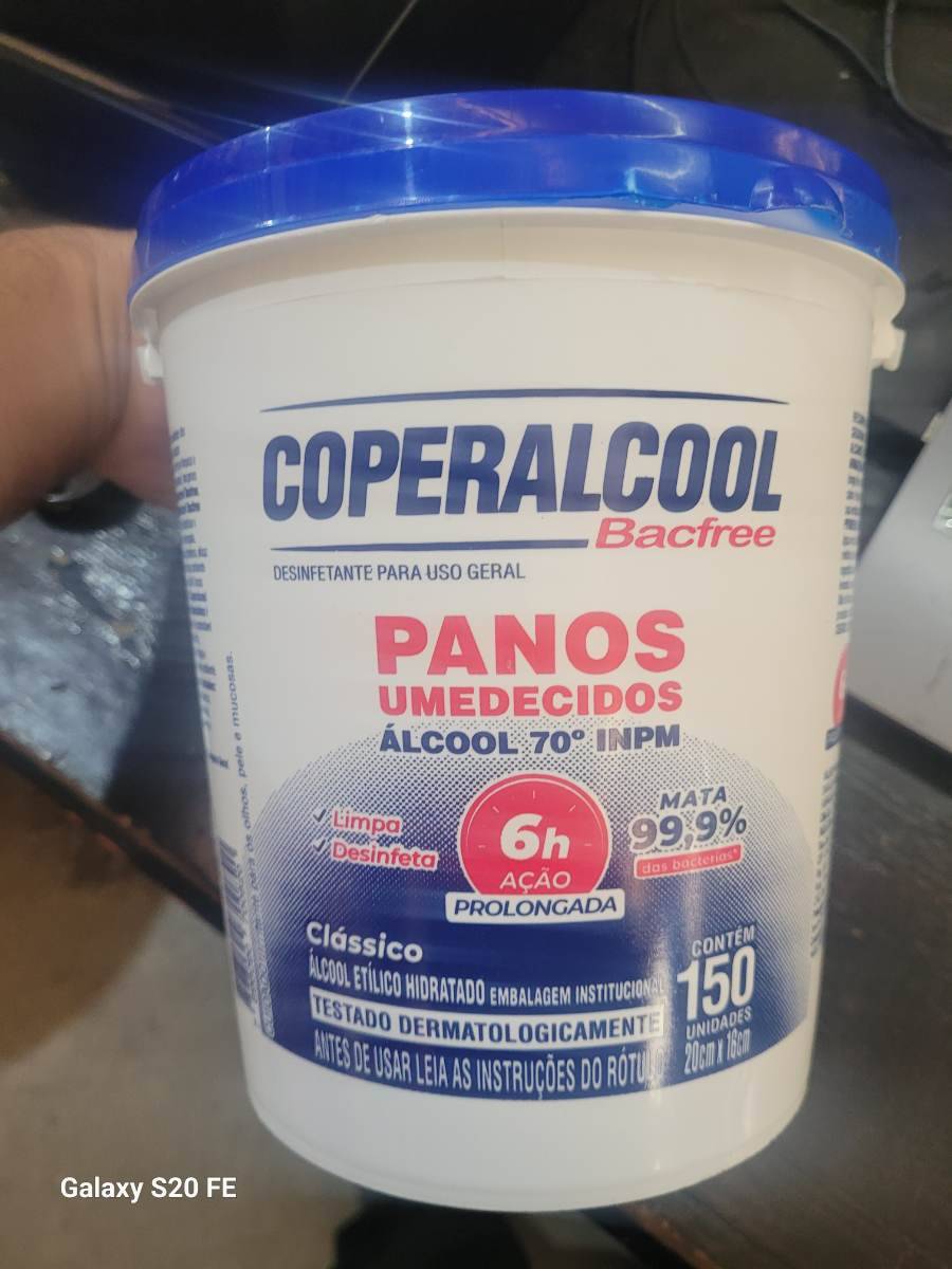 Panos Umedecidos com Álcool 70° INPM