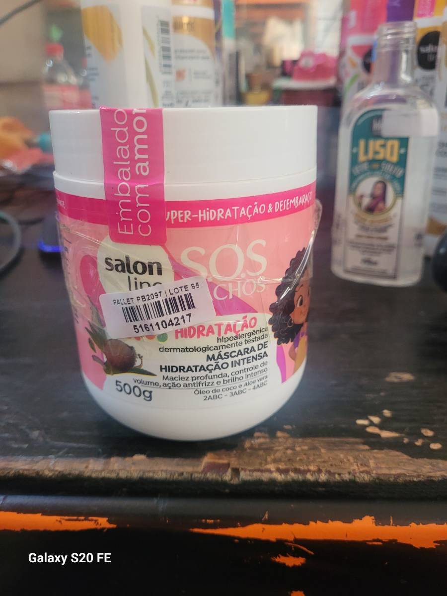 Máscara de Hidratação Intensa Salon Line SOS Cachos