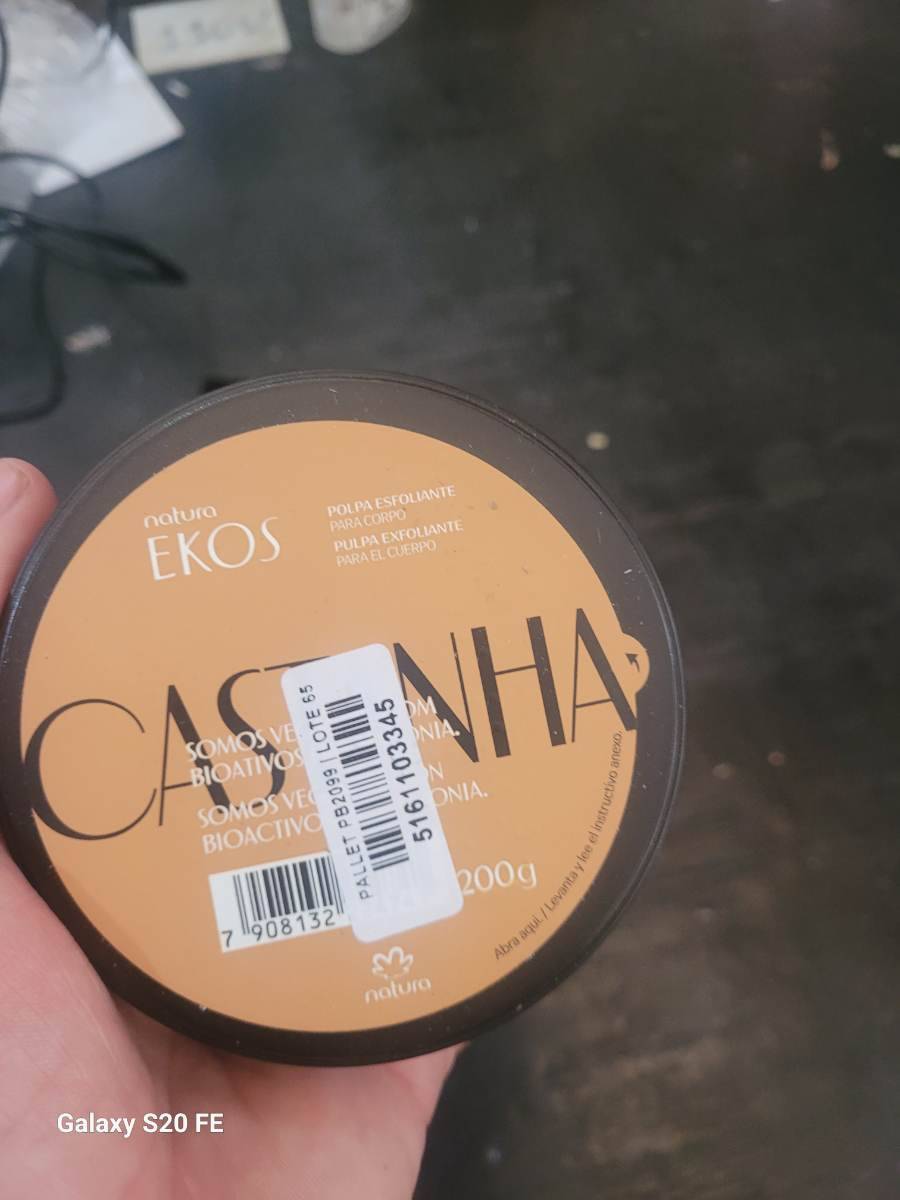 Polpa Esfoliante para Corpo Natura Ekos Castanha