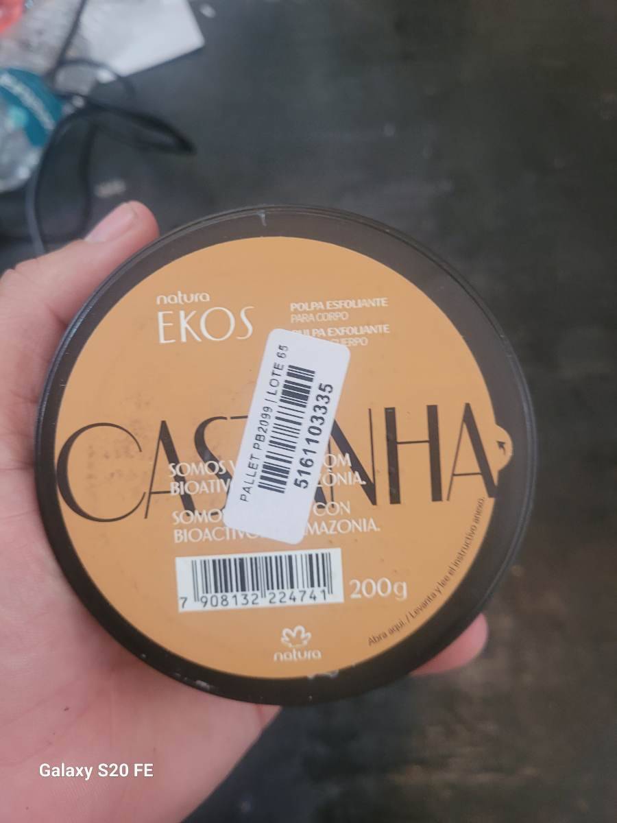 Polpa Esfoliante para Corpo Natura Ekos Castanha