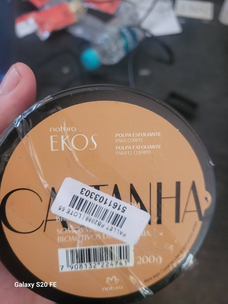 Polpa Esfoliante para Corpo Natura Ekos Castanha