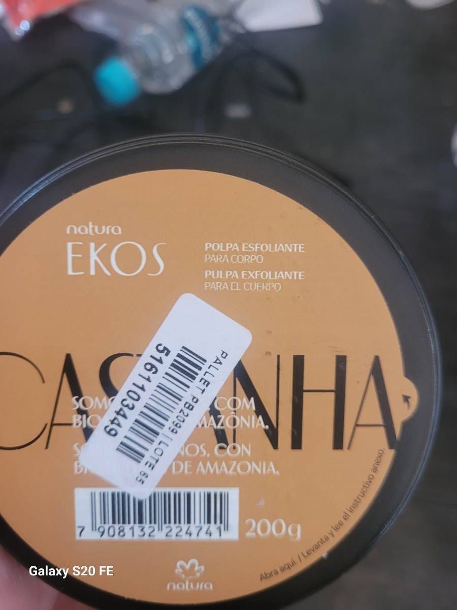 Polpa Esfoliante para Corpo Natura Ekos Castanha