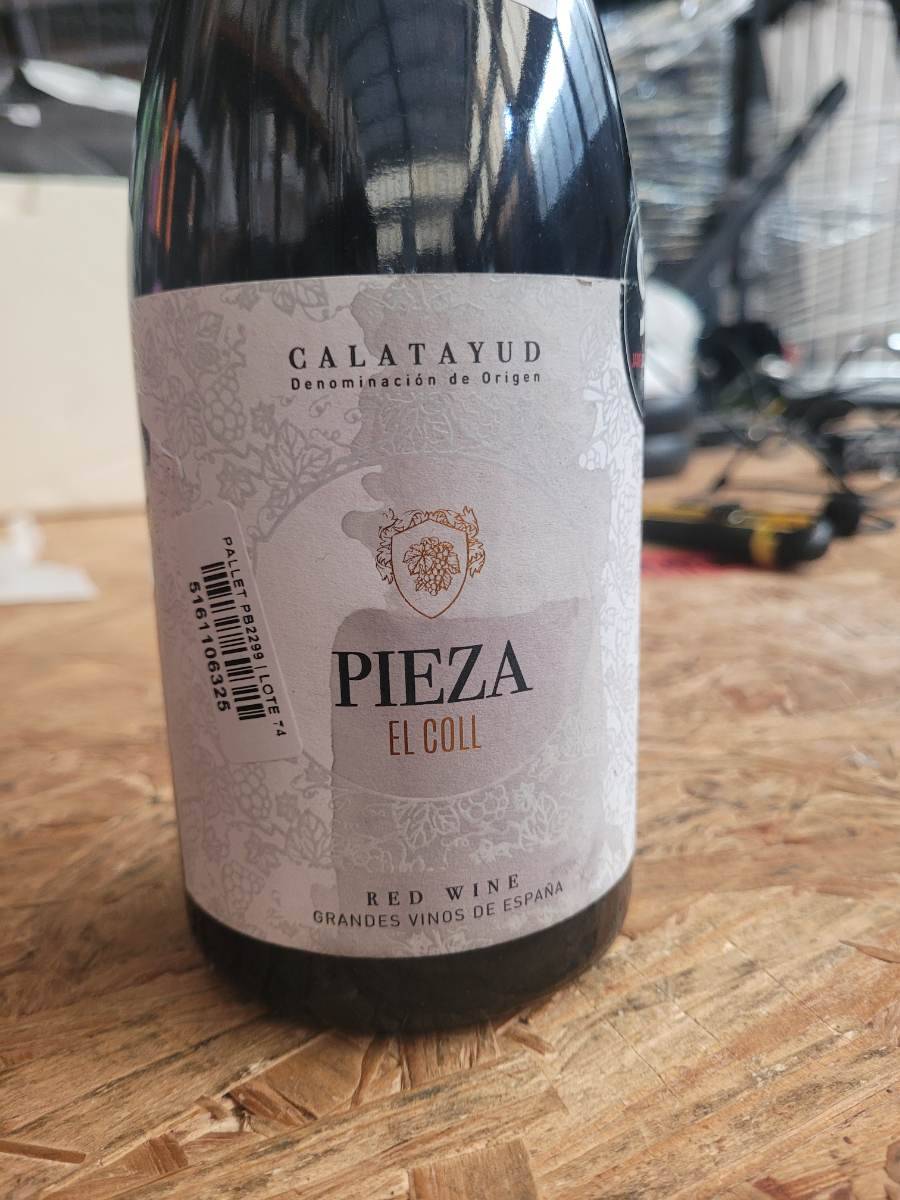 Vinho tinto PIEZA EL COLL