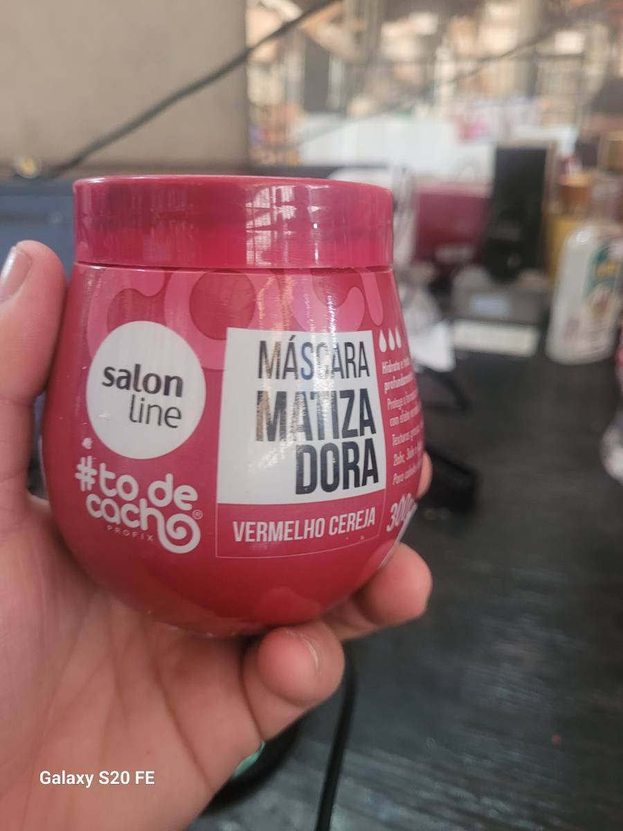 Máscara Matizadora Vermelho Cereja