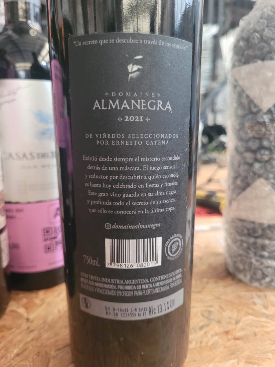 Vinho Tinto Domaine Almanegra 2021