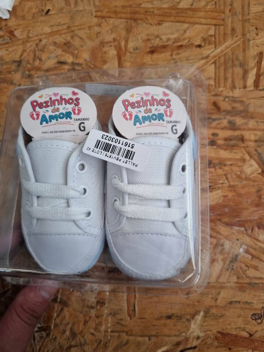 Tênis infantil branco tamanho G