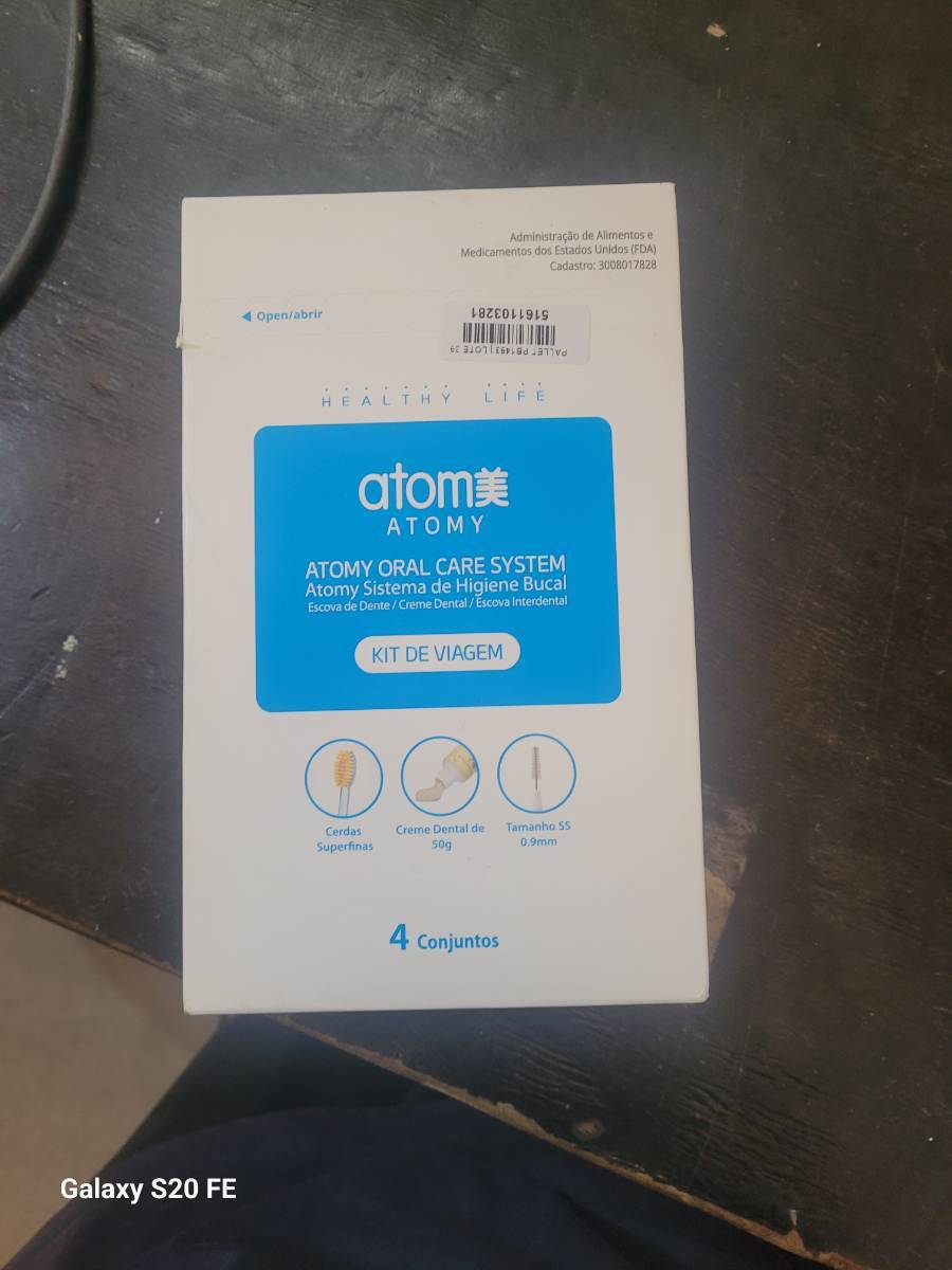 Kit de Higiene Bucal Atomy Oral Care System - Kit de Viagem