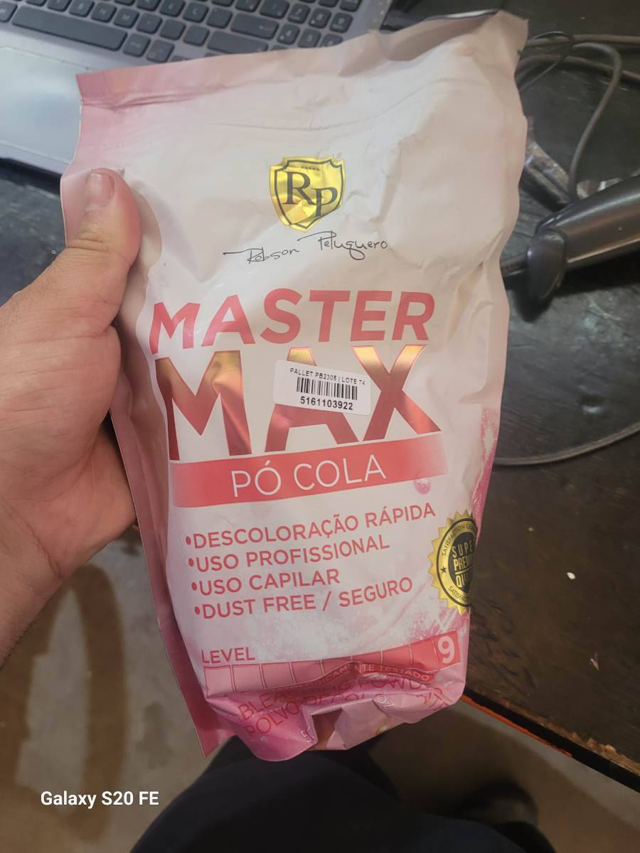 Pó Cola para descoloração capilar