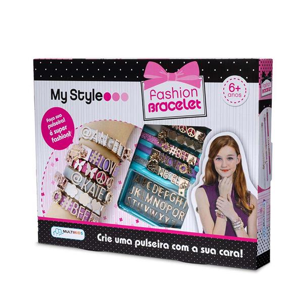 Pulseiras My Style com Letras para Personalizar Multikids - BR097