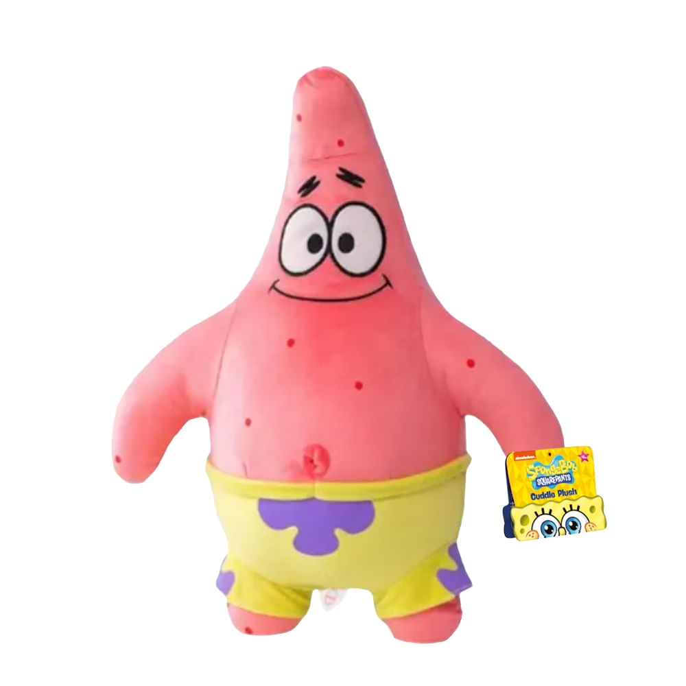 Pelúcia Bob Esponja Patrick Estrela 30cm Multikids - BR2104