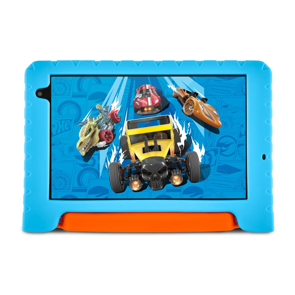 Tablet Infantil Hot Wheels Wi-fi 6GB RAM 64GB Tela 8 Pol. Android 13 Octa-core Multi - NB435