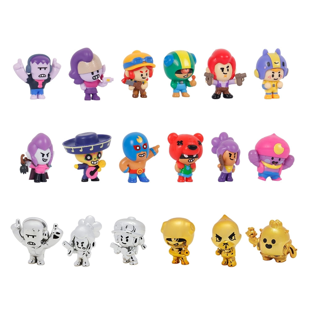 Bonecos Brawl Stars S3 Pack Sortido Multikids - BR2366