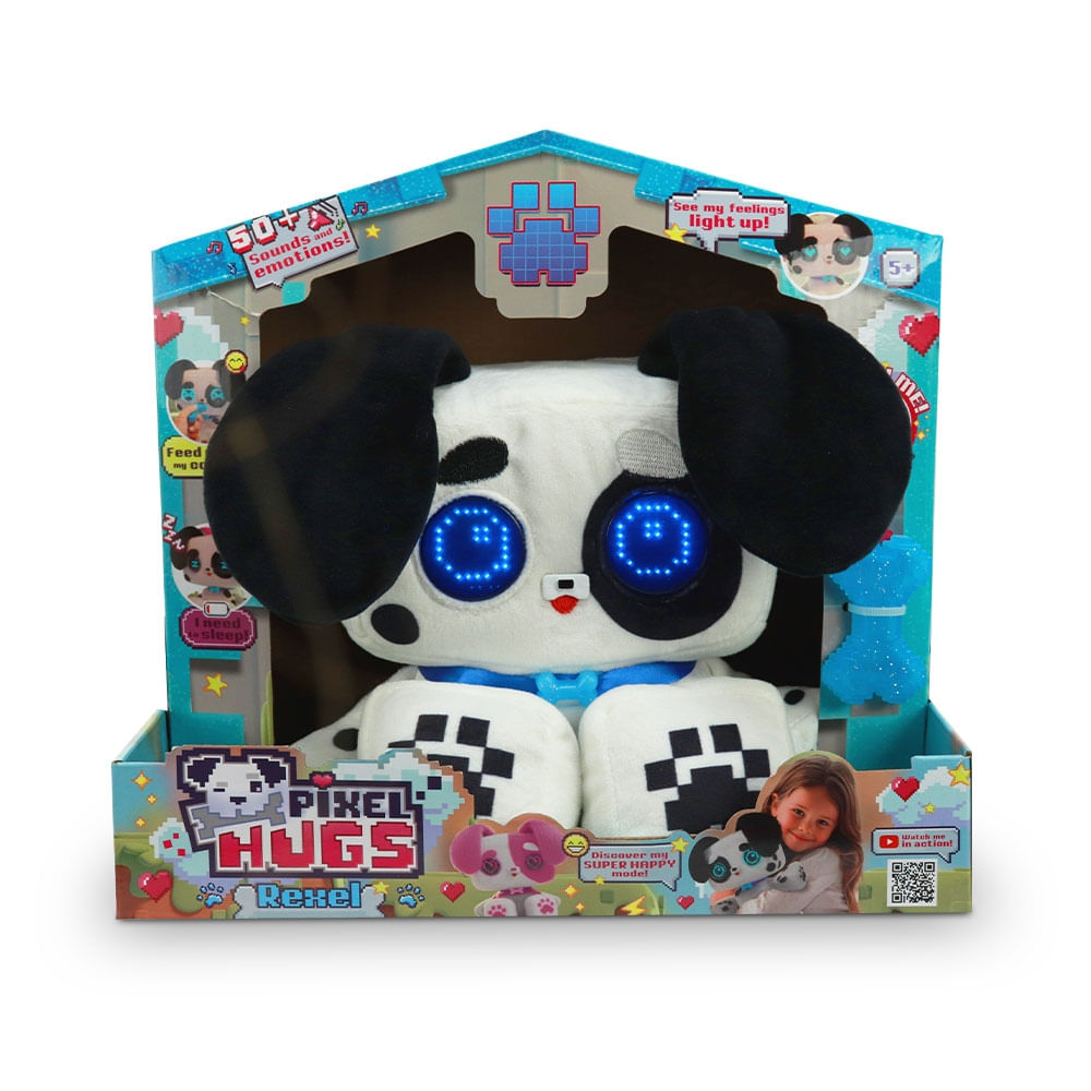 Pelúcia Interativa Pixel Hugs Rexel Multikids - BR2455